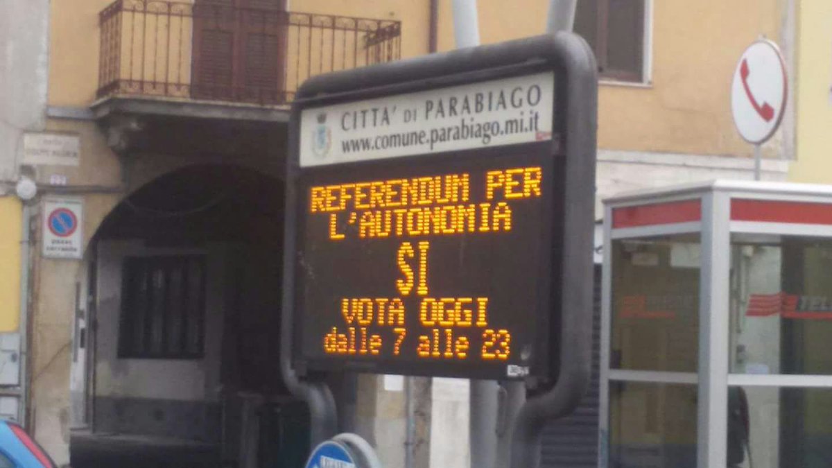 A Parabiago SI fa propaganda tra le righe. Direttore cosa ne pensa? <a href="/TgLa7/">Tg La7</a>