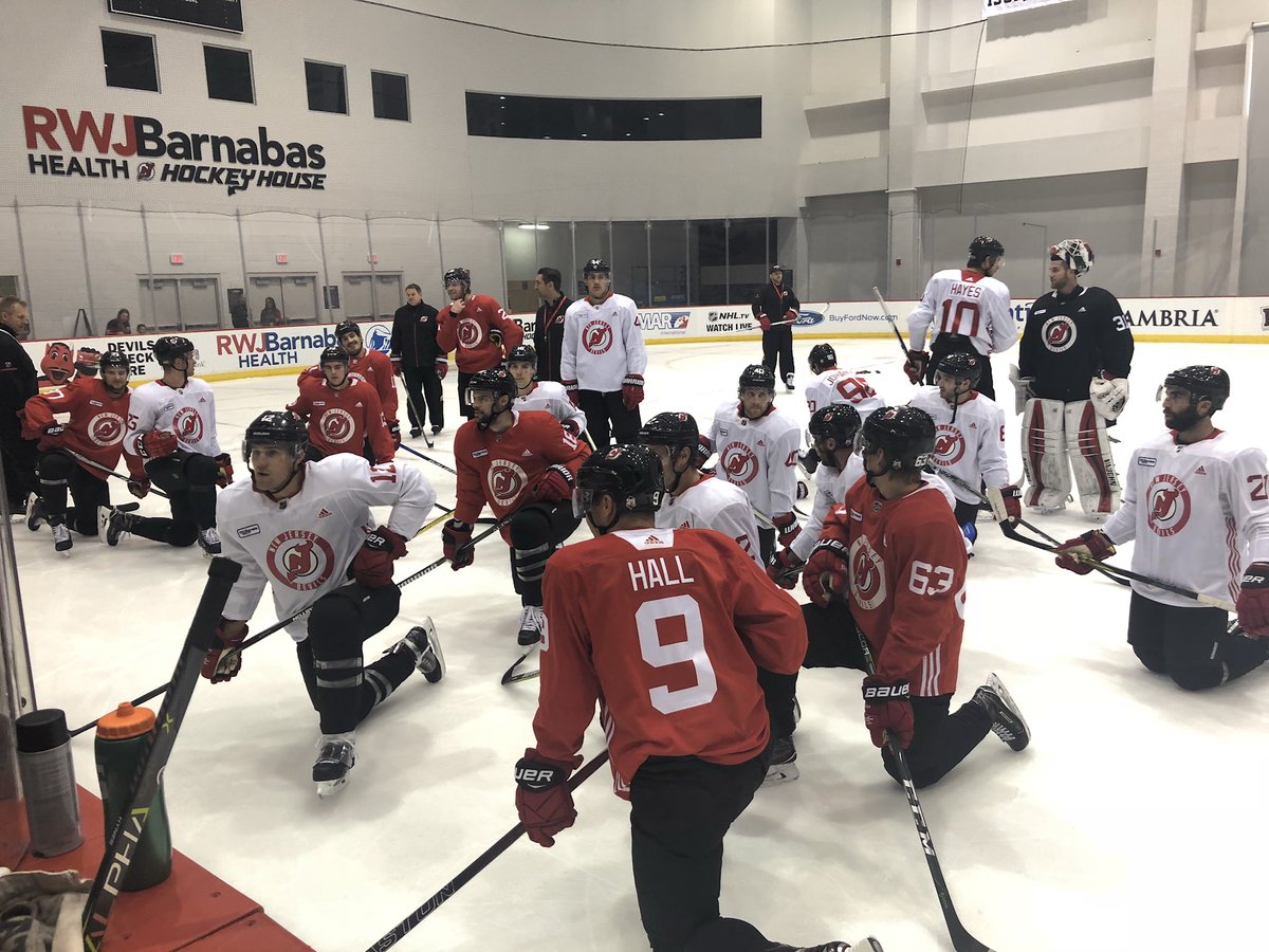 new jersey devils open practice