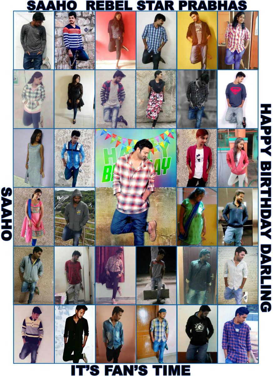 TeamTWTPOffi's tweet photo. Darling Craze 👌👌👌👌
#HBDDarlingPrabhas https://t.co/23zB8nITgz