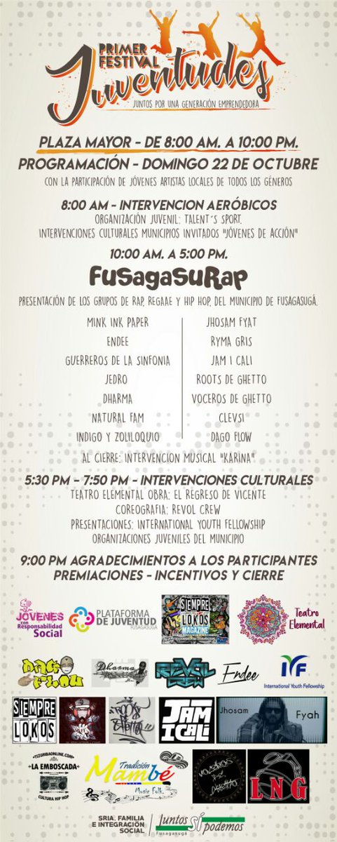 DharmaUncanny's tweet photo. Hoy en Fusagasugá
#fusagasuga #festivaldejuventudes
#rapfem #rapfemenino #dobleh
#FelizDomingo #hiphop #rapfemenino https://t.co/YUnJOBjss7