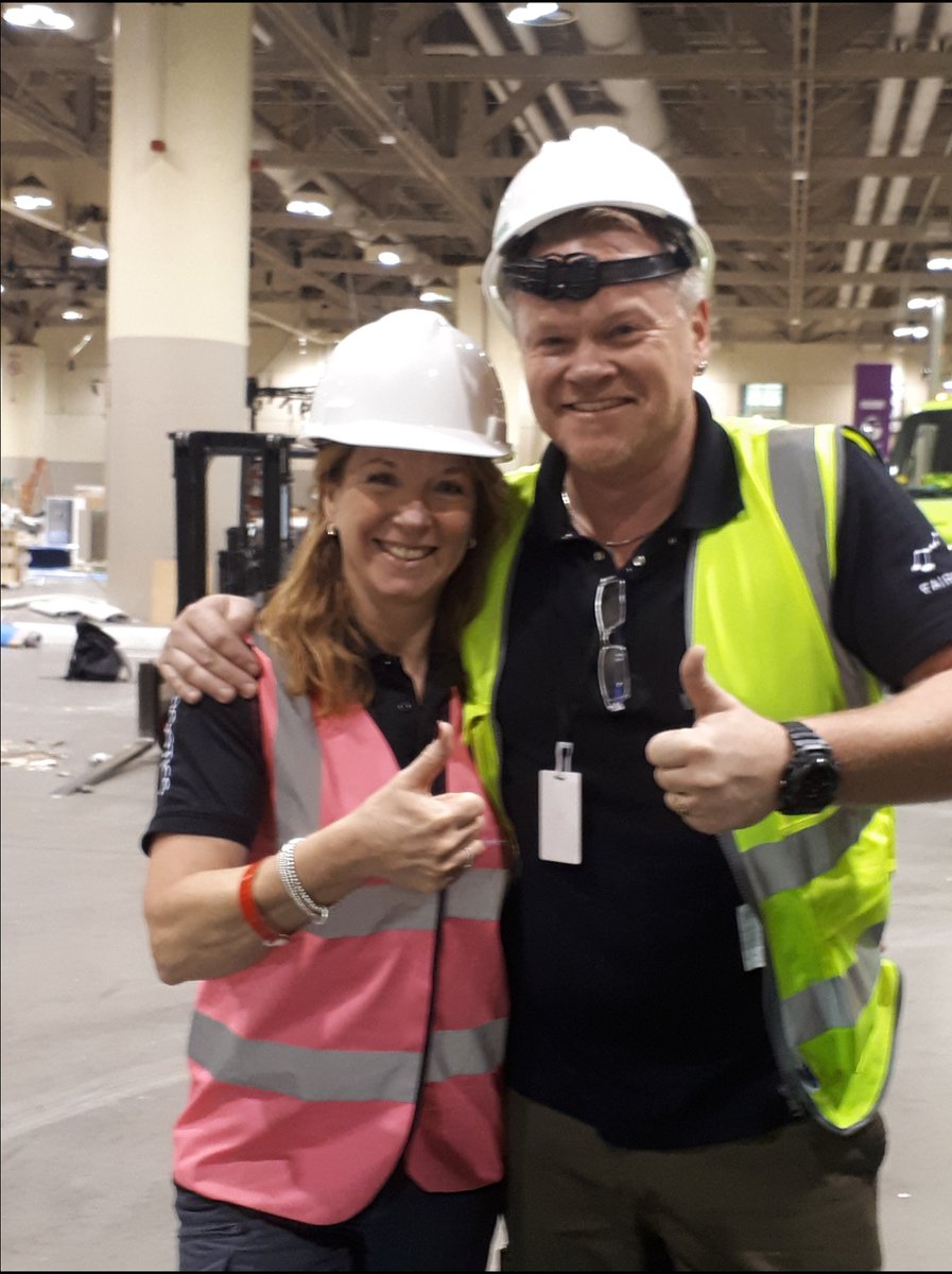 GTExhibitions's tweet photo. A fantastic job from #GT #Fairexx team at @Sibos this year!
Here's Caroline & Stefan on show breakdown. Great work all! #Officialcontractor https://t.co/KB8NQw2EQM
