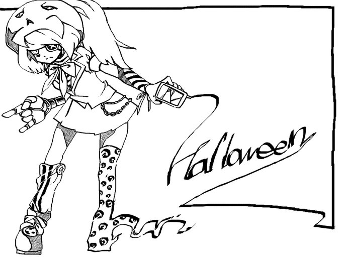 ハロウィンの絵描きました。
とりあえず南瓜描けばハロウィンっぽくなると思ってる舐めた精神とか全然無いです。 