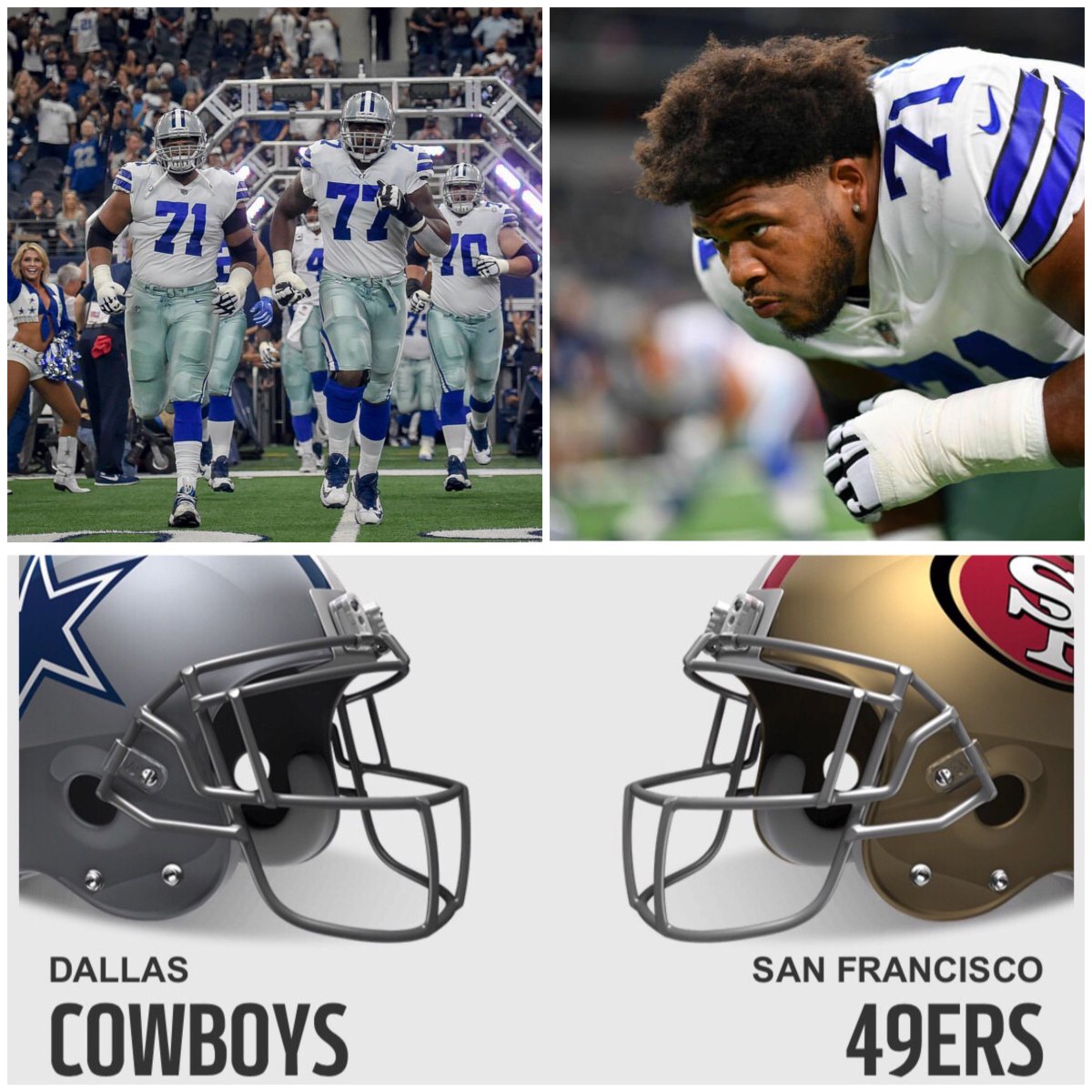 Gameday  catch  #LaelCollins and <a href="/dallascowboys/">Dallas Cowboys</a> take on <a href="/49ers/">San Francisco 49ers</a> today <a href="/NFLonFOX/">FOX Sports: NFL</a> #DalVsSF