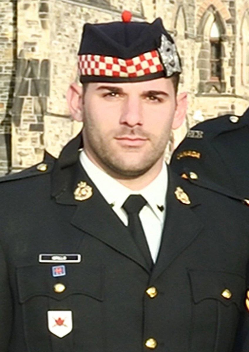 ArleneDickinson's tweet photo. Never forget the sacrifice &amp; service of Cpl. Nathan Cirillo who was killed 3 yrs ago today. We honour him &amp; thank all who serve our country. https://t.co/TFJHRHBIy6