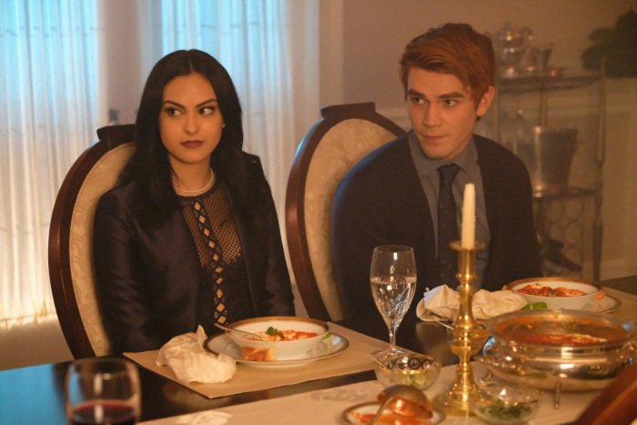 ArchieComics's tweet photo. It's time for Archie to meet Mr. Lodge. Be careful, Archikins. #Riverdale is all-new Wednesday at 8/7c on The CW. https://t.co/qf2CyFzong
