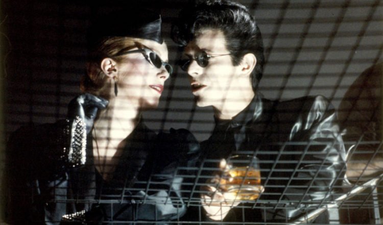 Here\s a picture of Catherine Deneuve (Happy Birthday!) and David Bowie from \The Hunger\ (1983). That is all. 