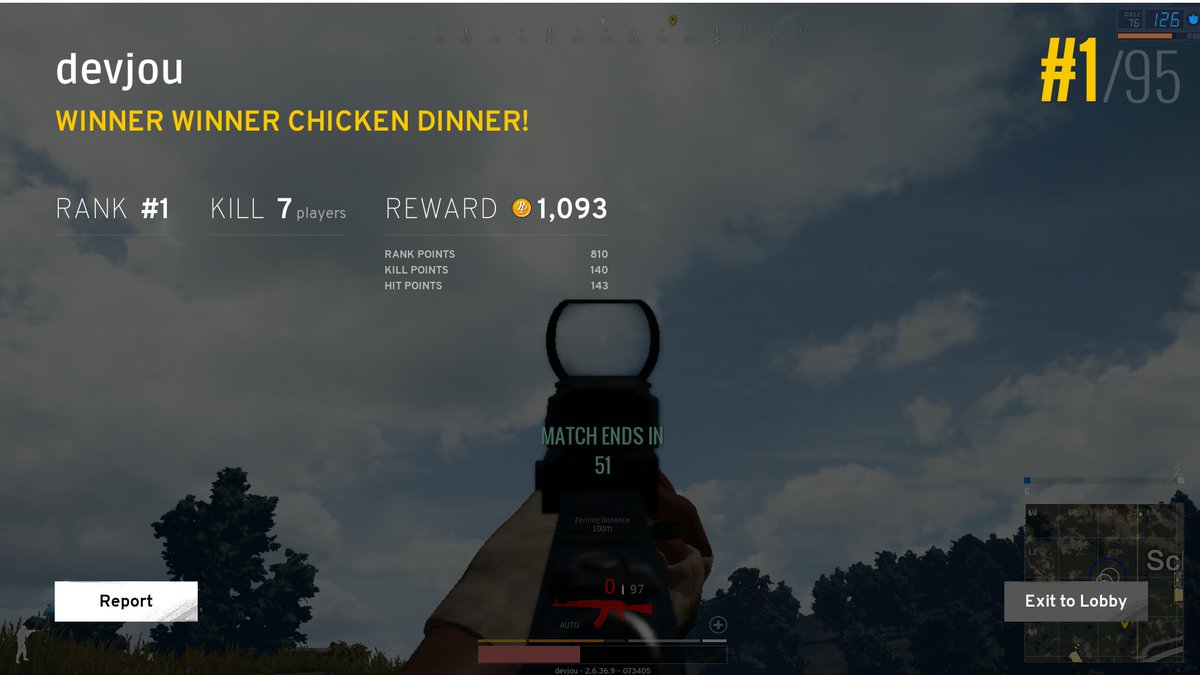 devjou's tweet photo. a primeira win solo a gente nunca esquece https://t.co/hyjAKo4lf4