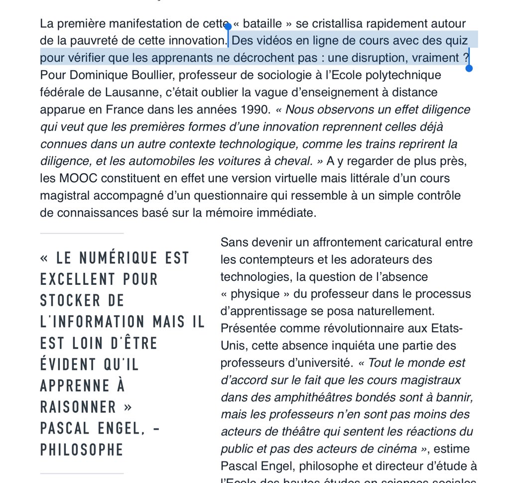 sibueta's tweet photo. @fadouce On croit plus à la "blended strategy" et à la 👉pédagogie inversée ! Cc @MarionBx @Ilham_MG #apprentissage #digitalminded ⚡️ https://t.co/YX4h27uwnY