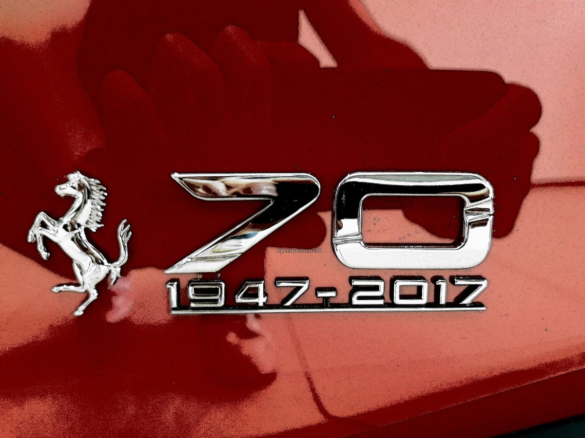 SpeedDemon250's tweet photo. #Ferrari aren't just a company or racing team, they're much more, an institution to owners & fans alike. 🏁 To the next #70YearsOfFerrari 🍾 👏 https://t.co/BTGZFP3zZ5