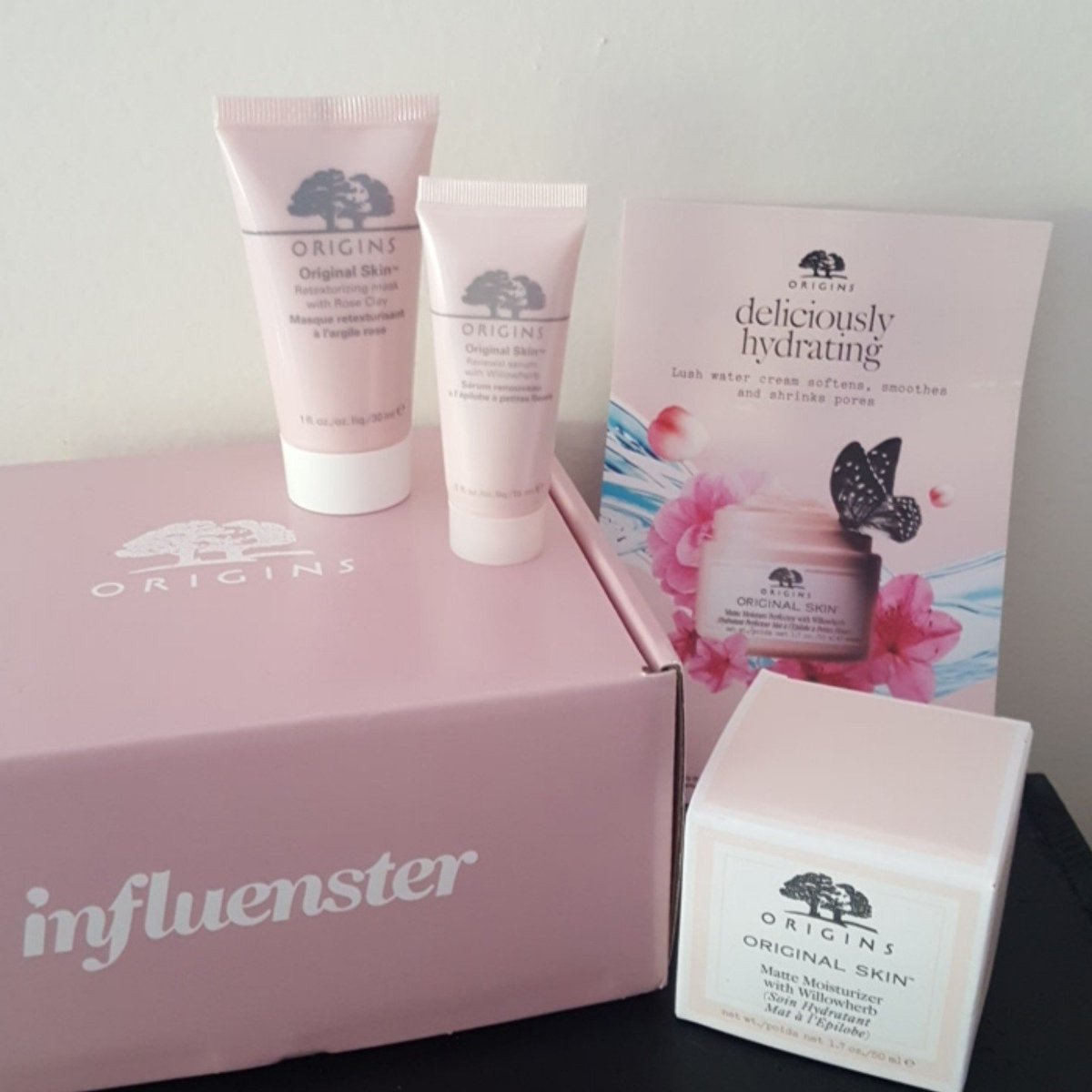 amberoni220's tweet photo. Thank you @Influenster for my complimentary box of goodies! #PinkWaterCream #complimentary https://t.co/w00lyLedie
