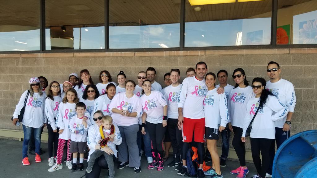 #GenovaBurns proud to support #MakingStridesAgainstBreastCancer  Jersey City walk 2017 - making sure no one fights alone!