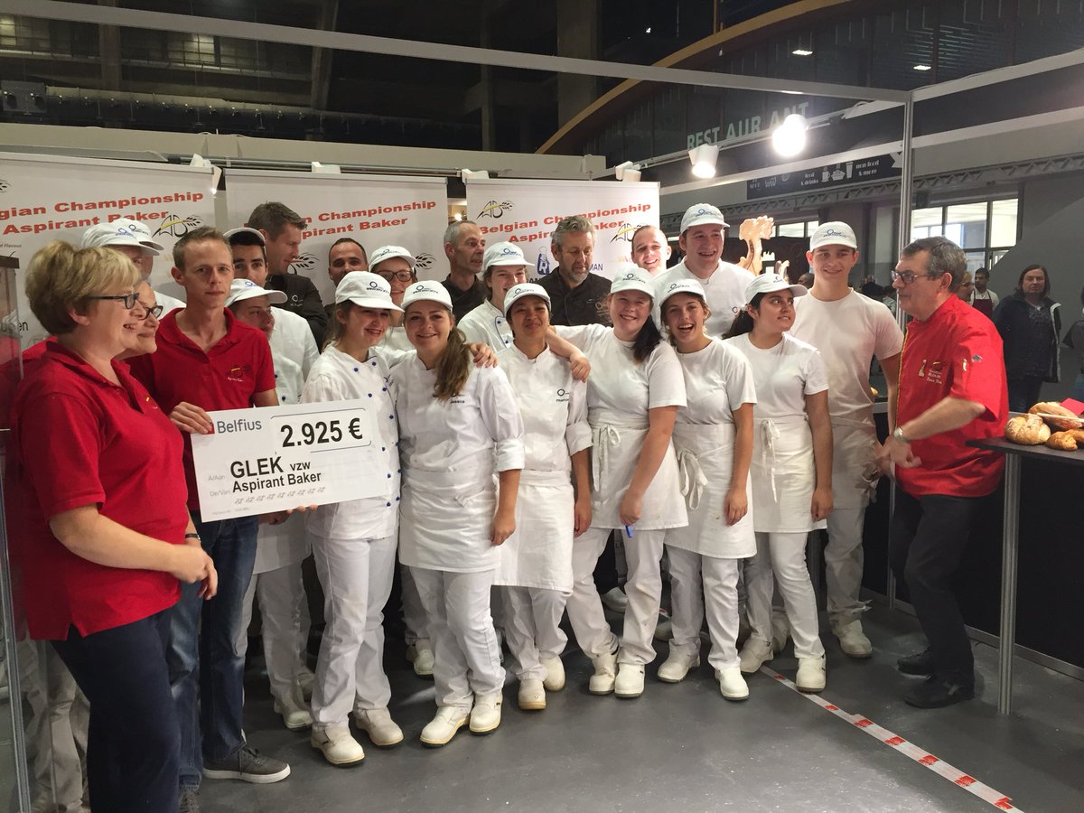 thenebby's tweet photo. 4 dagen samenwerken met #aspirantbaker op het #voedingssalon #brussel met mooie opbrengst tvv @GlekVzw #tevreden #bedankt #toporganisatie https://t.co/kuAMYD5Rqv