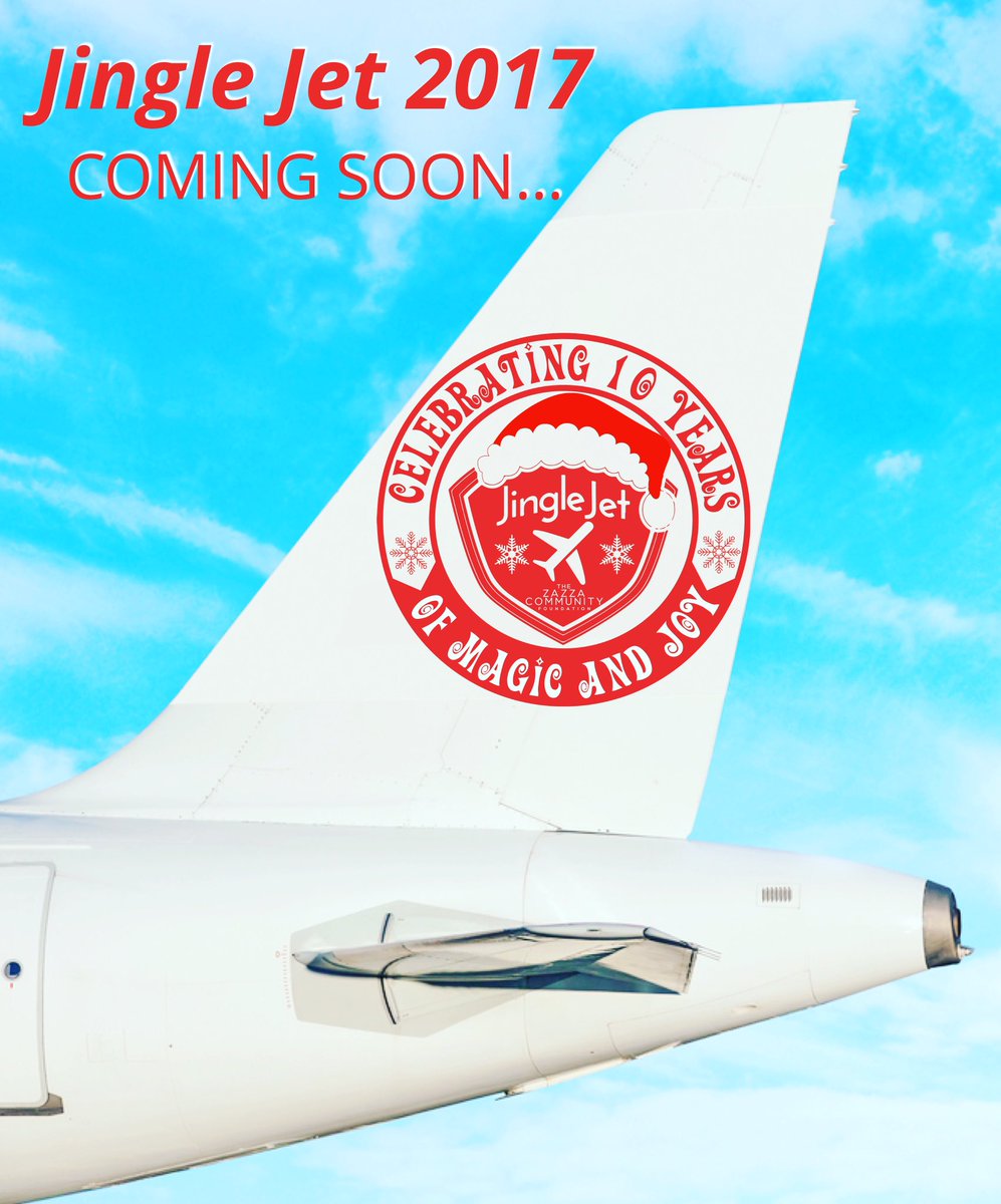 #JingleJet2017 marks 10 years since it's Inaugural Flight! It's going to be another magical year filled with surprises! L