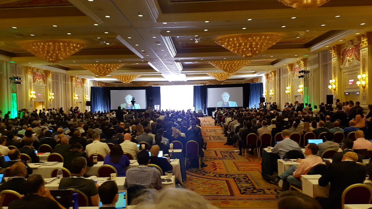 pedrobizarro's tweet photo. Ray Kurzweil speaks about the past and future of human and artificial intelligence in a packed room of the #Money2020 #feedzai AI Deep Dive https://t.co/EKUUfuhJv9