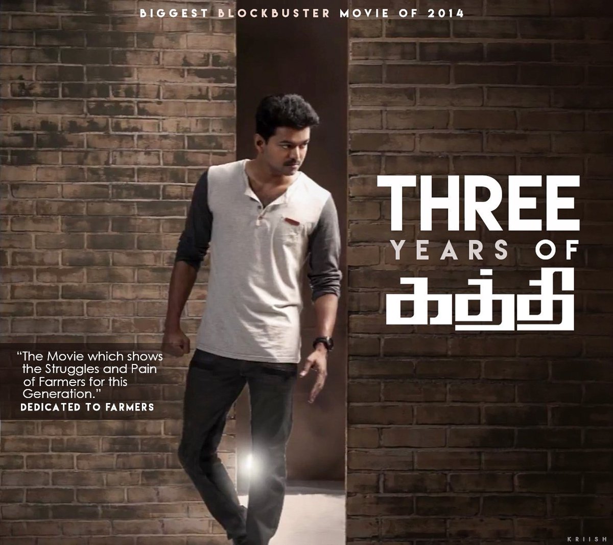 M_Thisanthan's tweet photo. #3YearsofBlockbusterKaththi https://t.co/3k5SmXvCDj