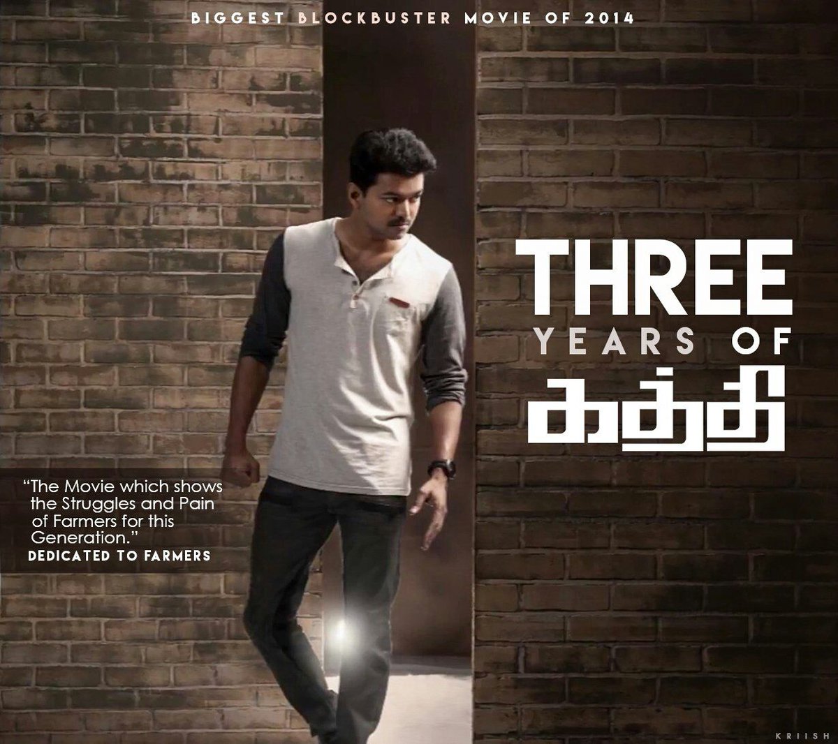 akhilanil23's tweet photo. #3yearsofBlockbusterKaththi 🙏🙏👍👍👏👏 https://t.co/MIvsMYcQZ9
