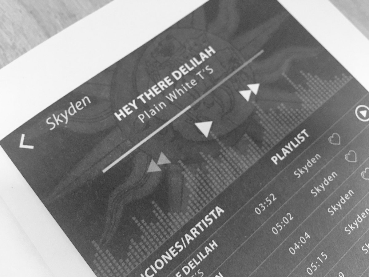 Plumadepapel_'s tweet photo. Ya que tengo Spotify estoy añadiendo listas de libros, es el turno de #skyden para ser añadido ✔️✔️🎵💓 https://t.co/rrshJAU0Tc