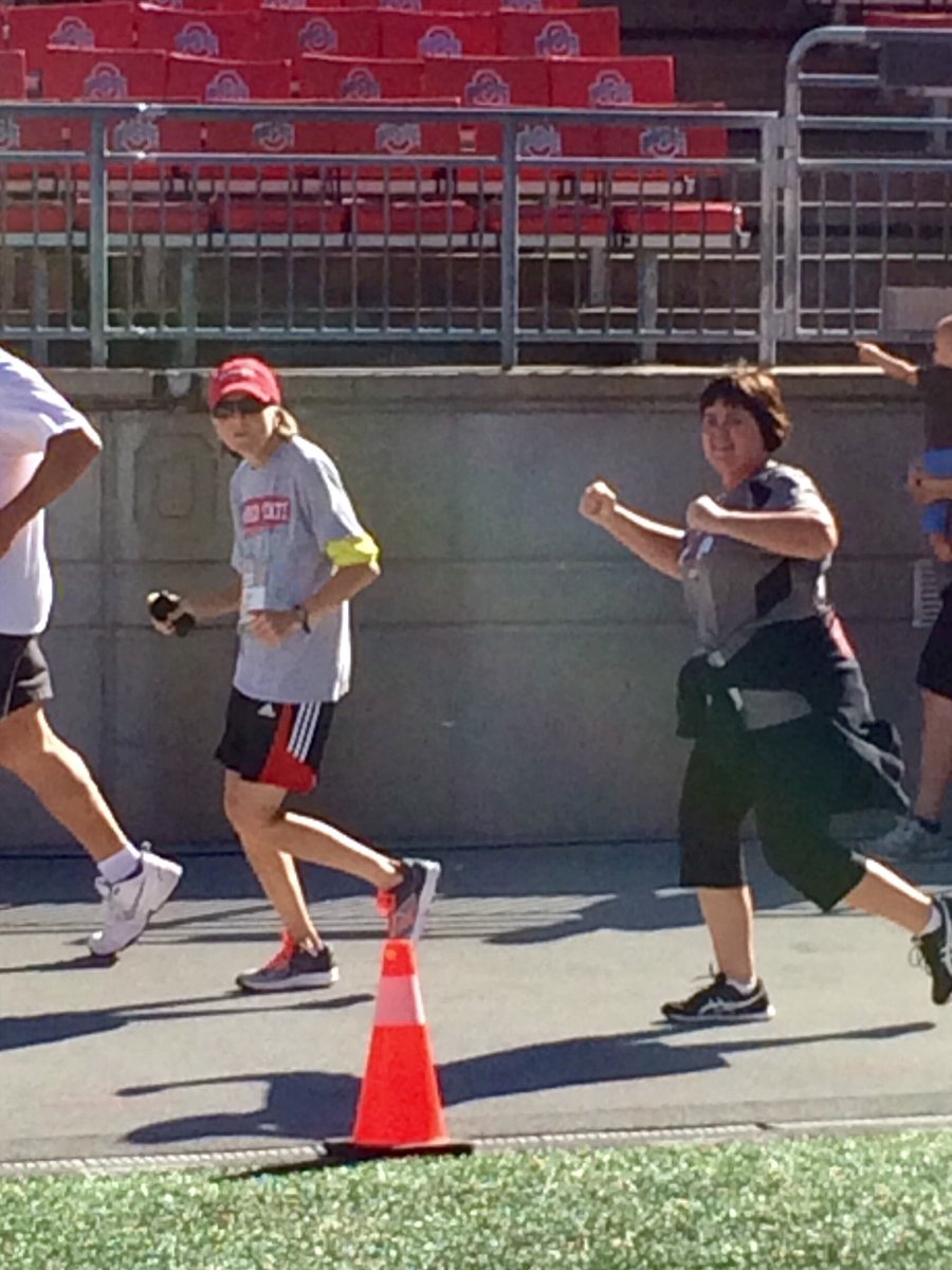 ErwinCindy's tweet photo. Finished strong!  OSU 4 Miler!  #needO2 #JetStrong https://t.co/FiTqWdCZKK