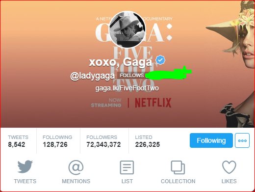 SponsorDms75's tweet photo. Lady Gaga https://t.co/MOJfkIpBB3