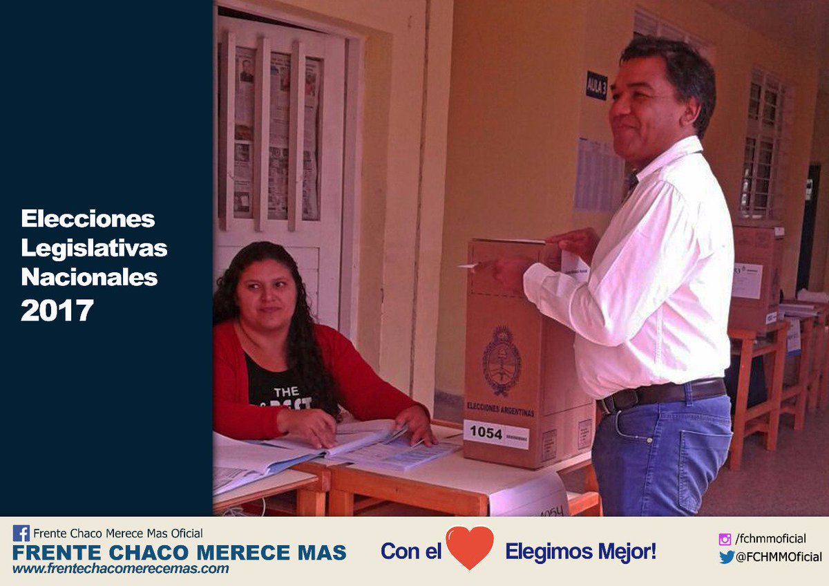 #Lapachito <a href="/JuanMosqueda_ar/">Juan Mosqueda</a> emitió su voto en la EGB N° 47 “Ramón Daens”.