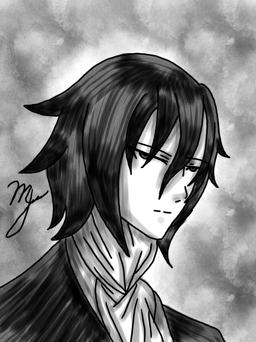 VakkerHistory's tweet photo. Dibujo de uno de mis vampiros el serio Asim espero les guste #Twittersail https://t.co/Srtks6iSZ0