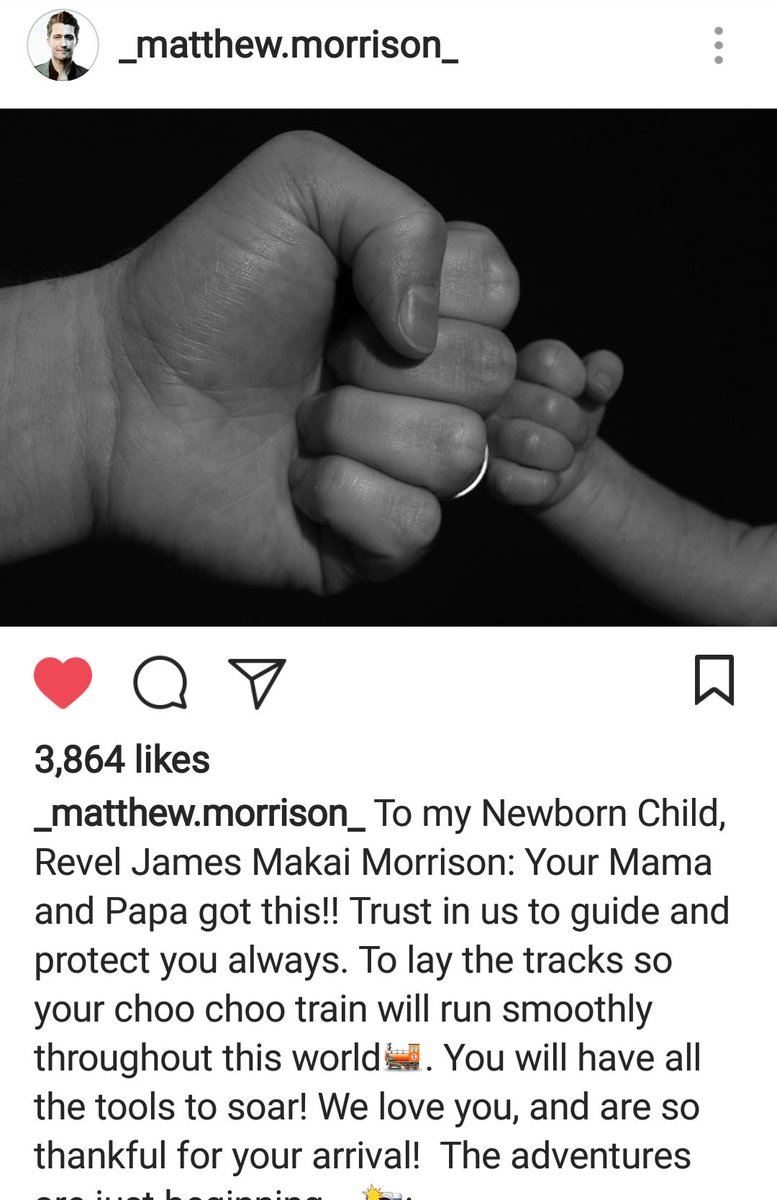 jaymatt_squad's tweet photo. Congrats on the birth of your child @Matt_Morrison &amp; @Renee_Puente 😍❤ https://t.co/Vb8lJJDIGW