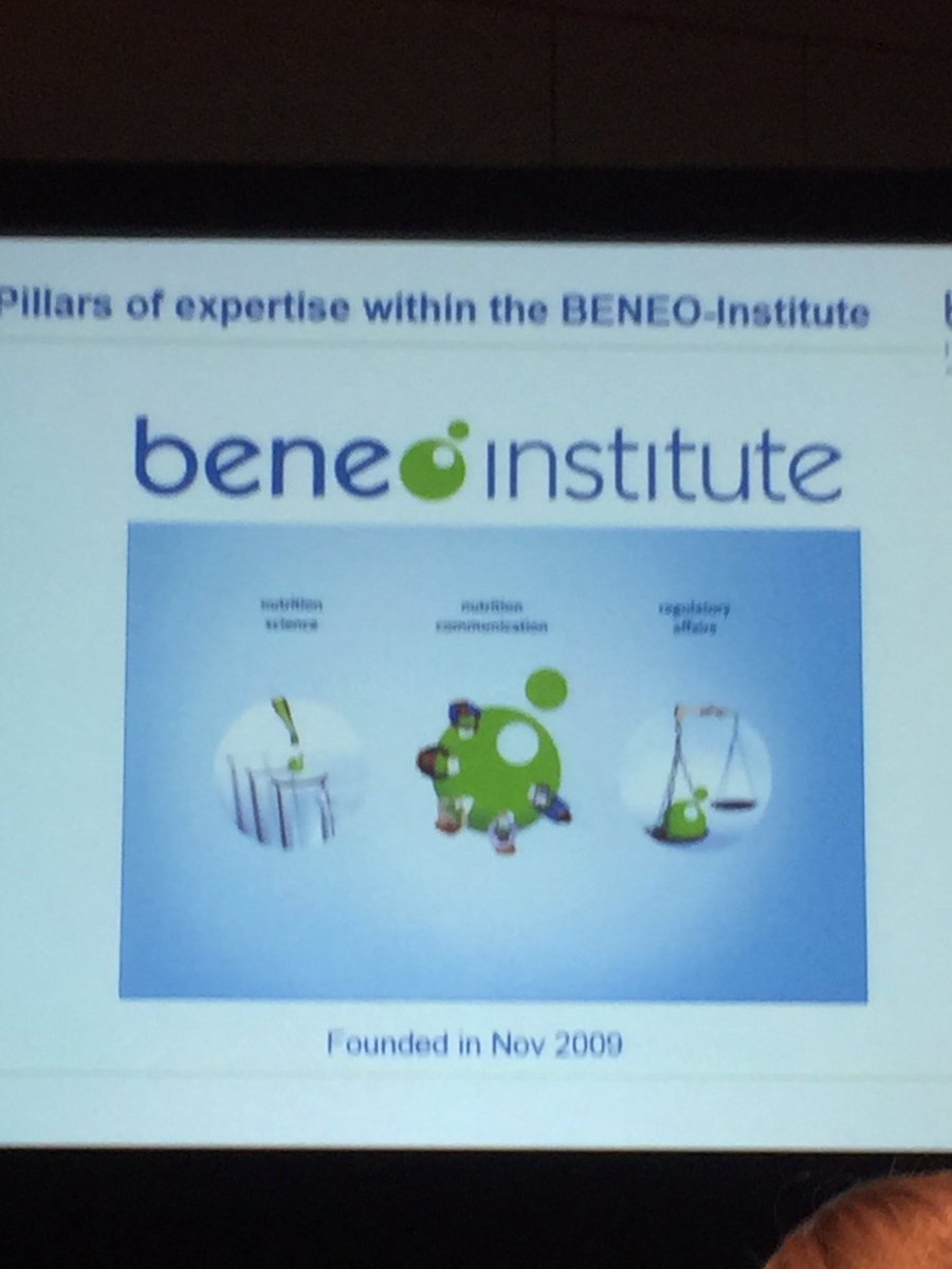 .@_BENEO Media Briefing at #FNCE2017!  Health benefits of chickory fiber. #ConfidentHealth