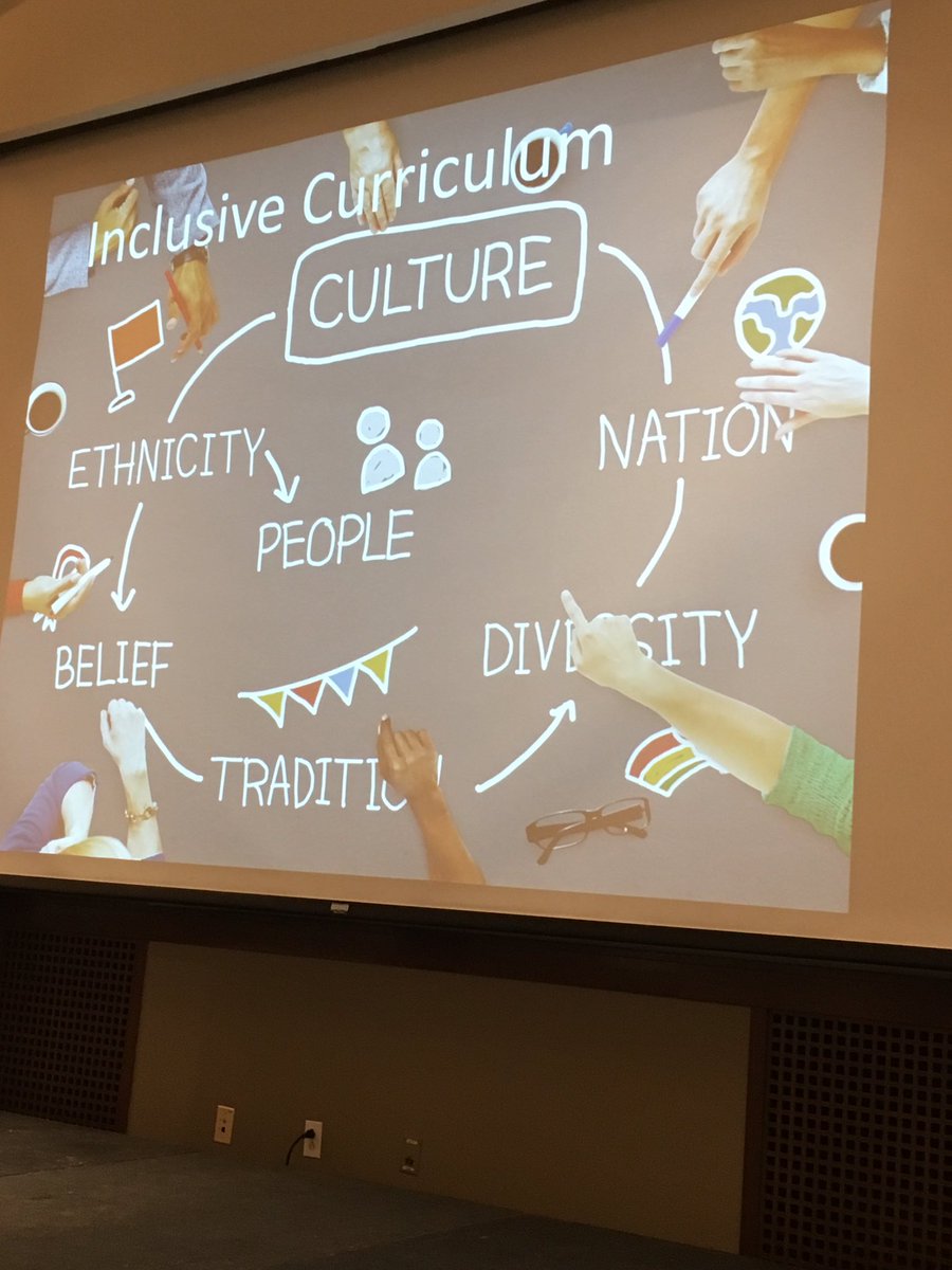 MGeoghegan22's tweet photo. #WCWP17 @PeterMDeWitt  An inclusive curriculum has to integrate into the whole school culture &amp; community @ASCD https://t.co/DszDNxEsm0