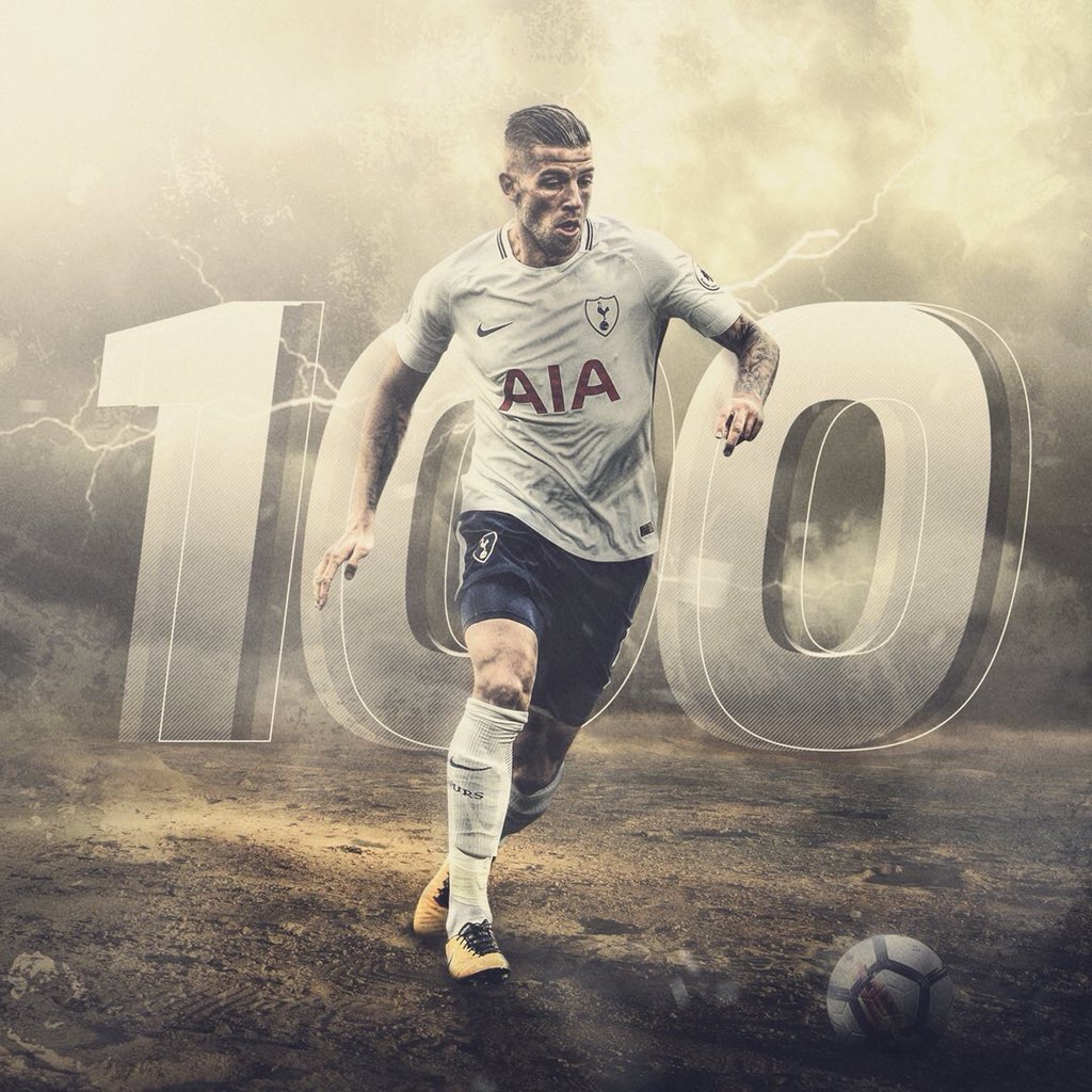 Proud to played my 100th appearance for Spurs #COYS