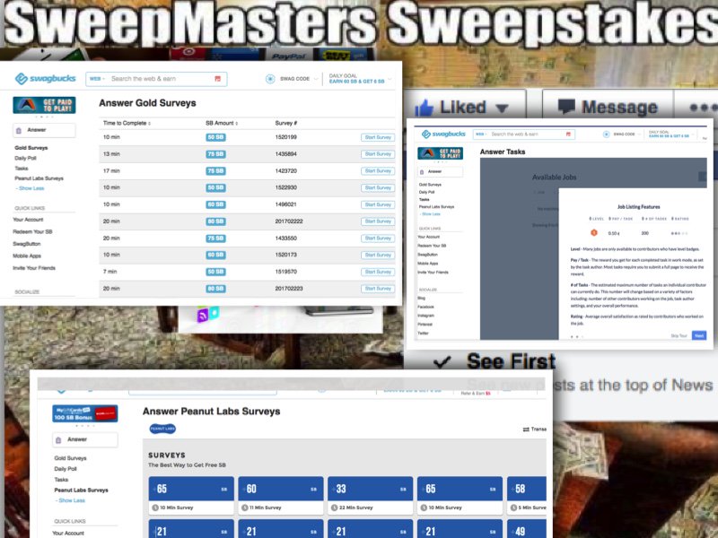 SweepsMasters's tweet photo. โ
Join #SwabBucks Online at โ
https://t.co/bPLlgeWcOi
โฐ๏ธ๐๐ท๏ธโ ๏ธ๐ฑ
#SwagCodeAlert Enter ChazDean in Swag Code box til 12PM PT/3PM ET to earn 2SB https://t.co/SrpqwZvU6u