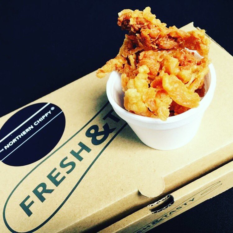 HoeStMarket's tweet photo. In Nov, @northernchippy will be in the carpark w fish, chips, curry sauce, mushy peas, gravy &amp; rolls. Take food inside - there's a cheap bar https://t.co/evZJh71F2N