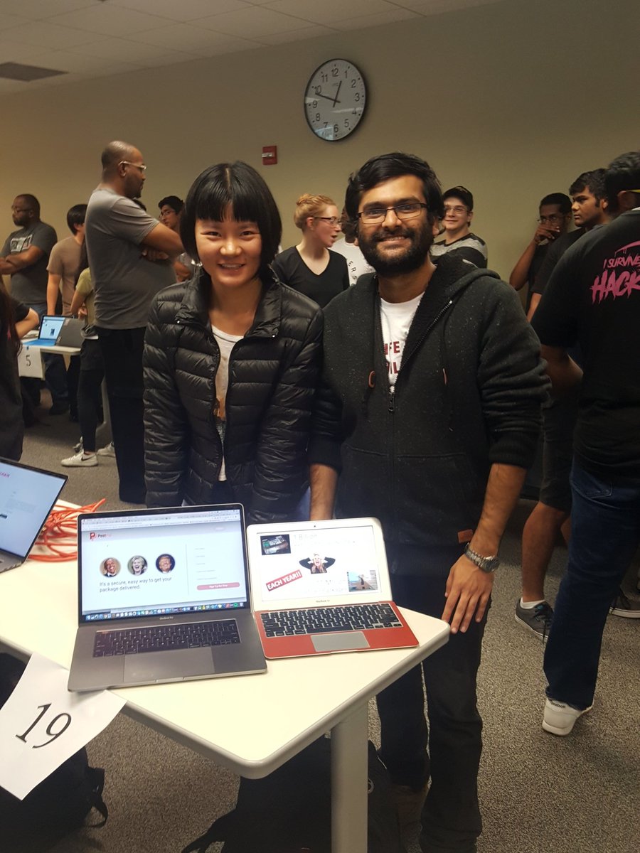 HackDFW's tweet photo. #PostPal package delivering made easy
#Hacktober #tmobile #hackdfw https://t.co/qzKkWJn7pL