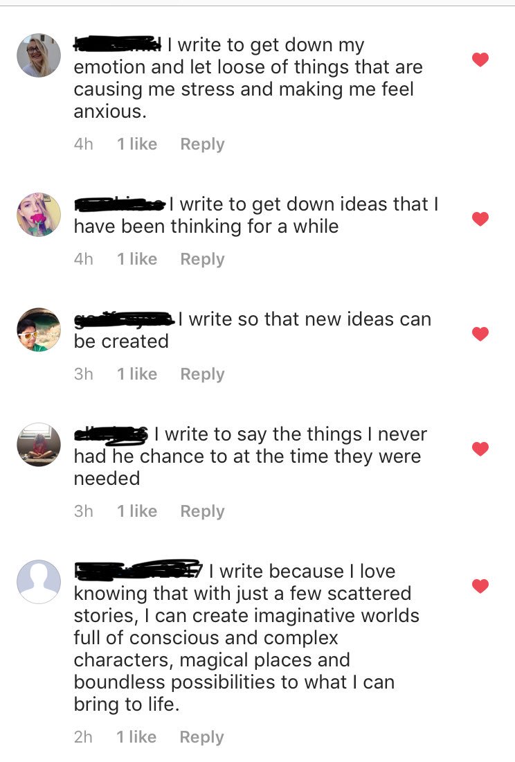 ReadWriteMore's tweet photo. When you ask S’s why they write and they don’t disappoint. #WhyIWrite #readmorewritemore #acsabudhabihs https://t.co/4I2UlfxuqD