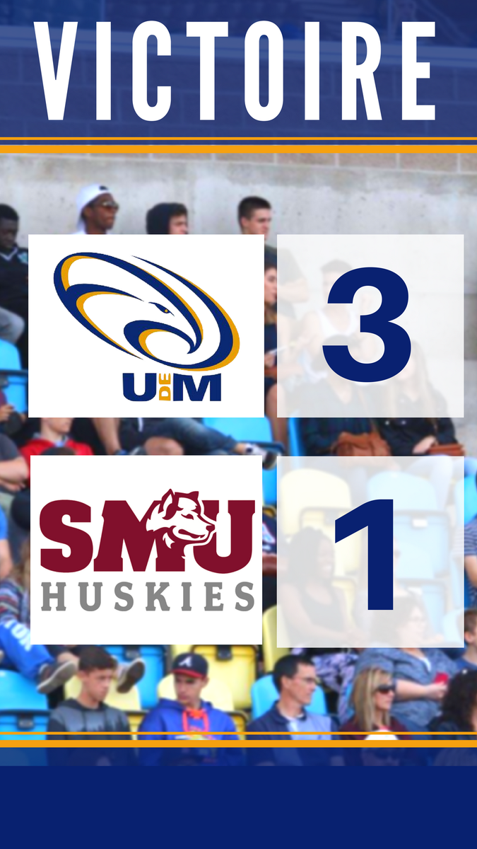 🚨 BUUUT &amp; FIN DE MATCH🚨

Catherine Dupuis marque le but final et amène le marque des @AiglesBleus à 3 contre 1 pour <a href="/SMUHuskies/">Saint Mary’s Huskies</a>. #GOAiglesGO