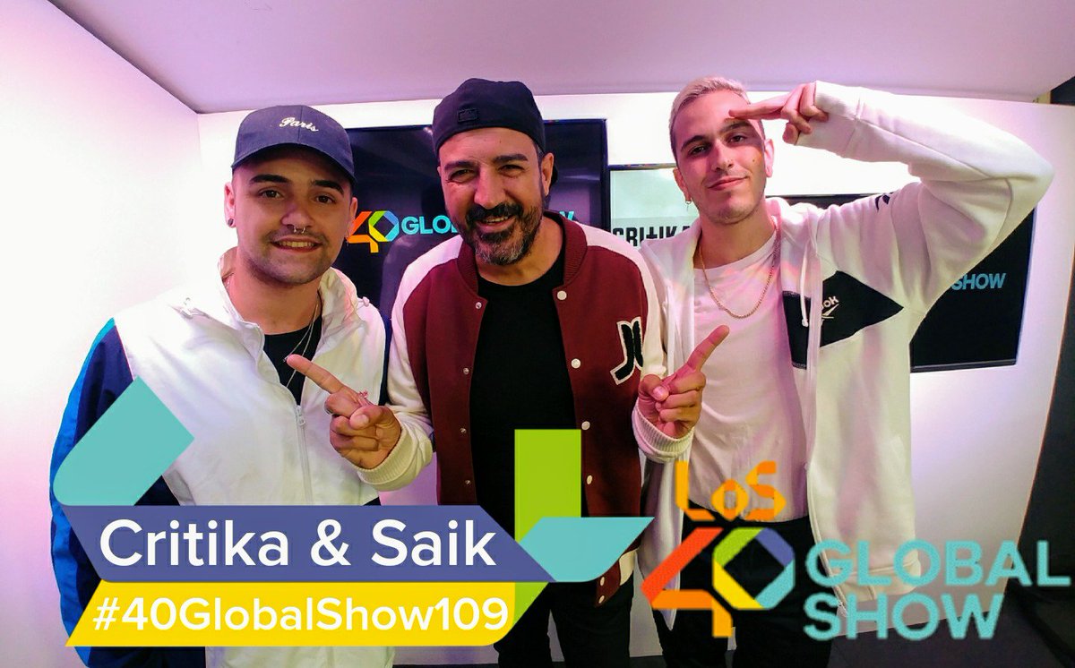 40GlobalShow's tweet photo. El momento que much@s estabais esperando ya ha llegado @TonyAguilarOfi entrevista a @OfficialCyS #40GlobalShow109 STAR40 https://t.co/cOuPDMPT5u