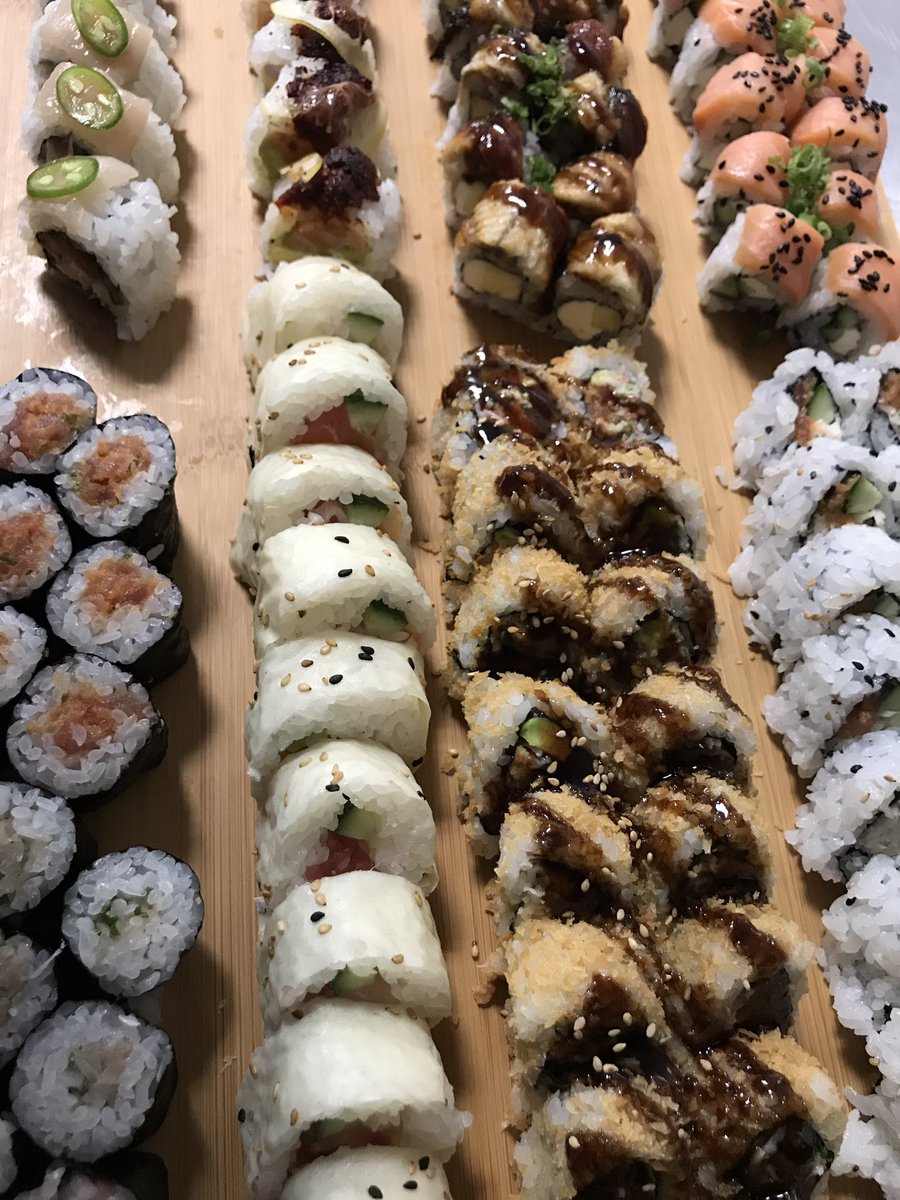 We're running #HappyHour all day long in #Benson every Sunday! #sushi #omahafood