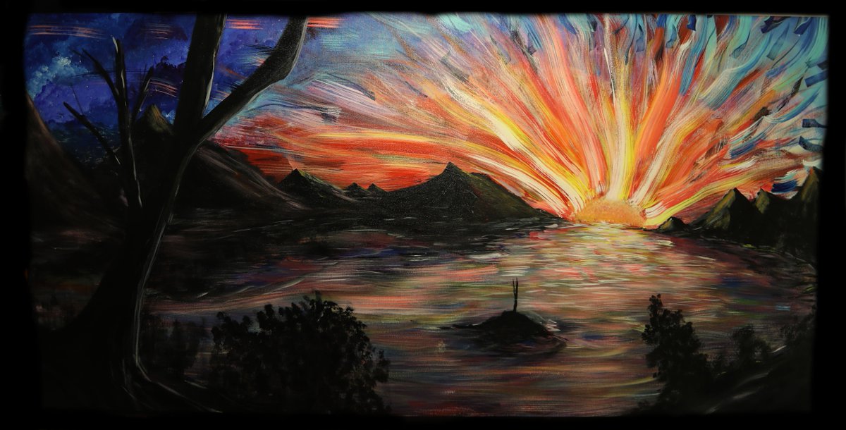 VideosByPat's tweet photo. "Peezy Sunset" by @VideosByPat #art #paintings https://t.co/FIwRoslqQq