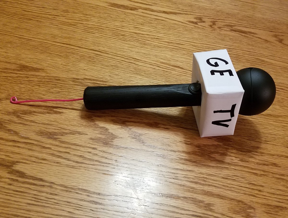 My daughter needed a microphone for a costume for Wednesday at school. So I made one.

#maker #prop #dadjobs #jcmakestuff #costume