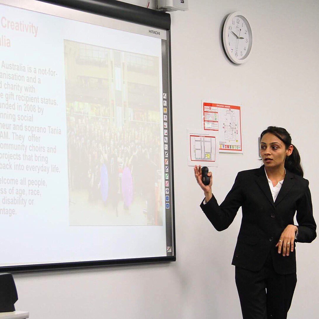 Congrats to the Charles Darwin University – ATMC Students who had their Internship Presentations last week at the Collins Street Campus 📊📝☑️