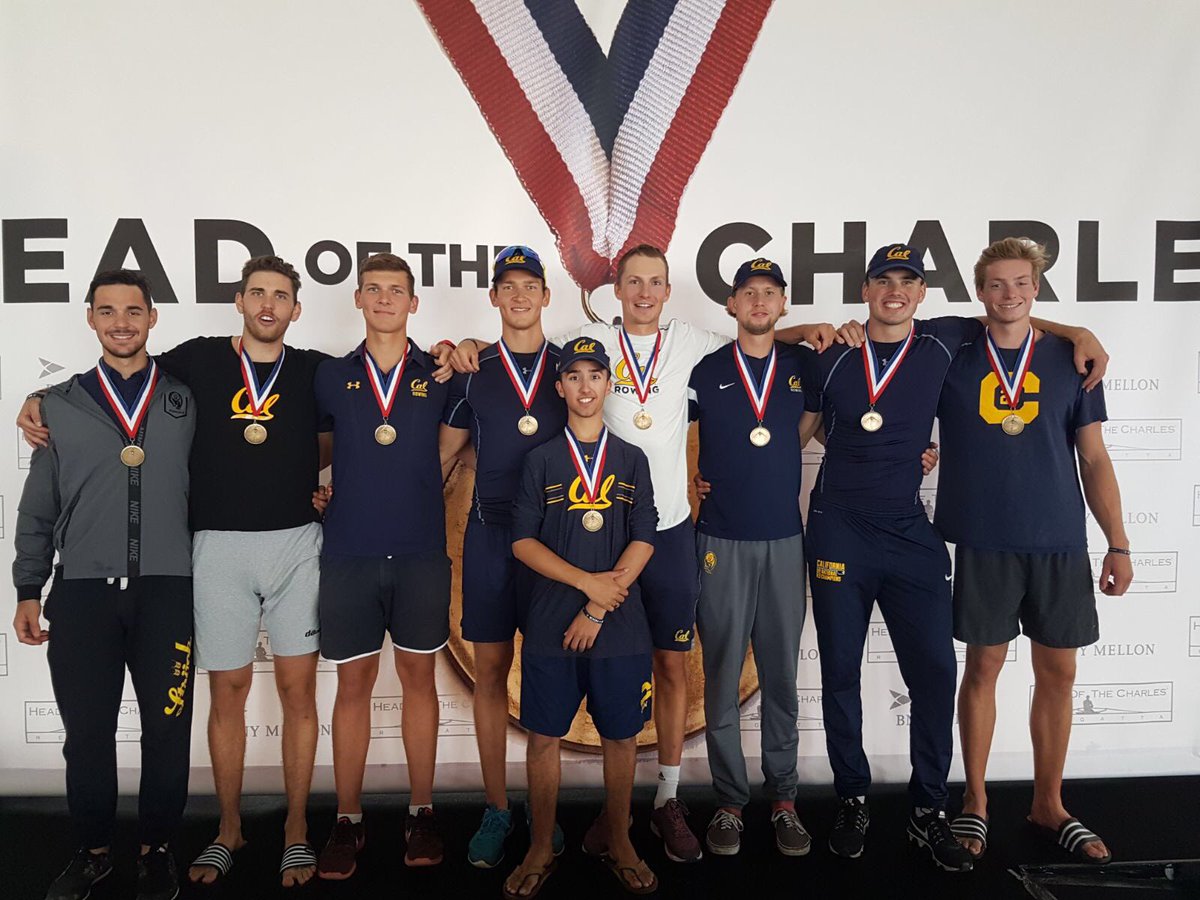 CalMRowing's tweet photo. Great racing at @HOCR to start the fall! 

Championship 8+ came in 1st &amp; set new course record, championship 4+ with top collegiate finish! https://t.co/08LI8UjtES
