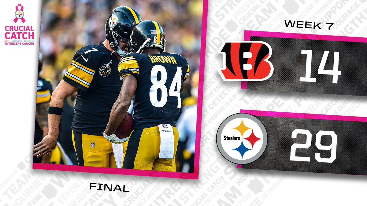 steelers's tweet photo. Another big AFC North victory. #HereWeGo https://t.co/5J35ouQzLj