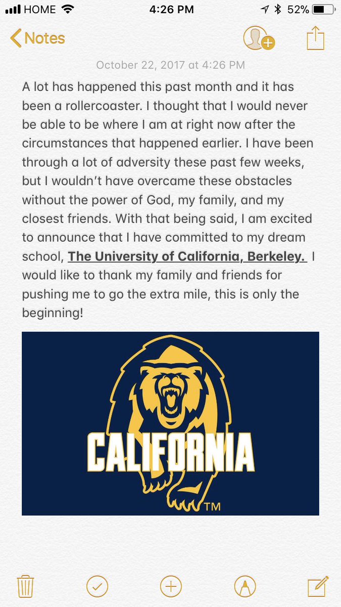 AmaniLaRue's tweet photo. Committed 💙💛🐻 #calgang18 https://t.co/zuHmJMkVNW