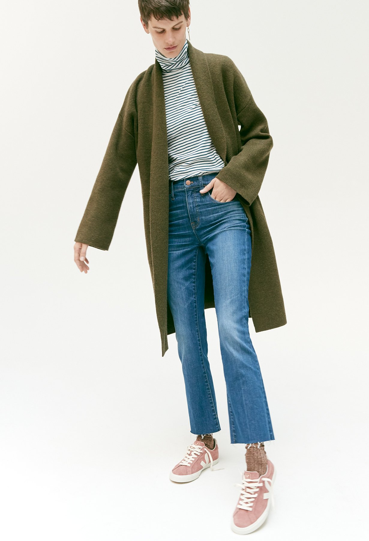 madewell rivington sweater coat