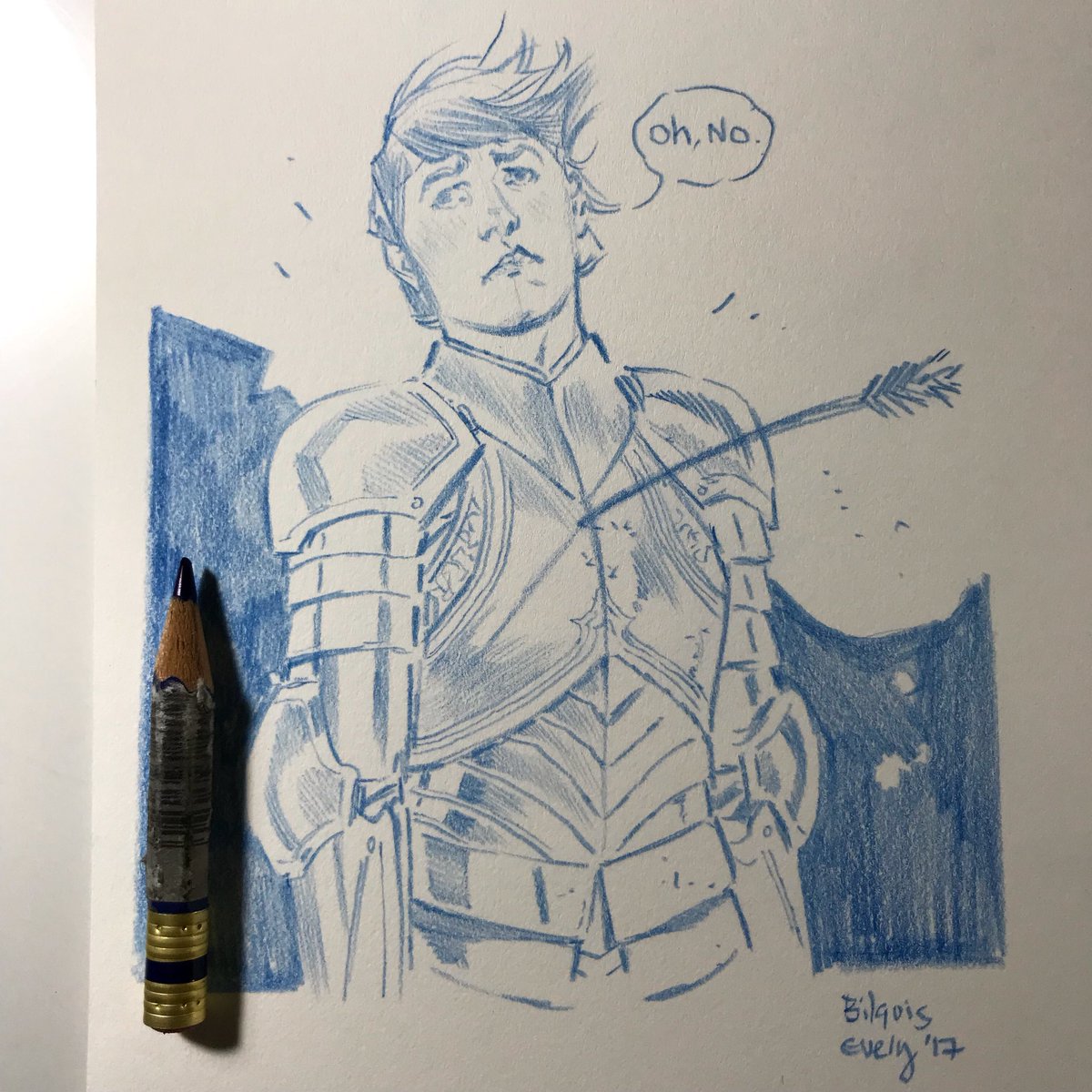 Oh-no-warm-up. A sad but true story. #sketch 