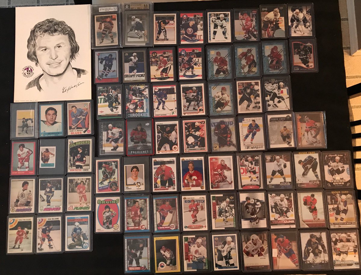 NaimCardinal's tweet image. There they are, folks. One rookie card of every indigenous player who played a regular season NHL game &amp;amp; has a hockey card. 70 in total.