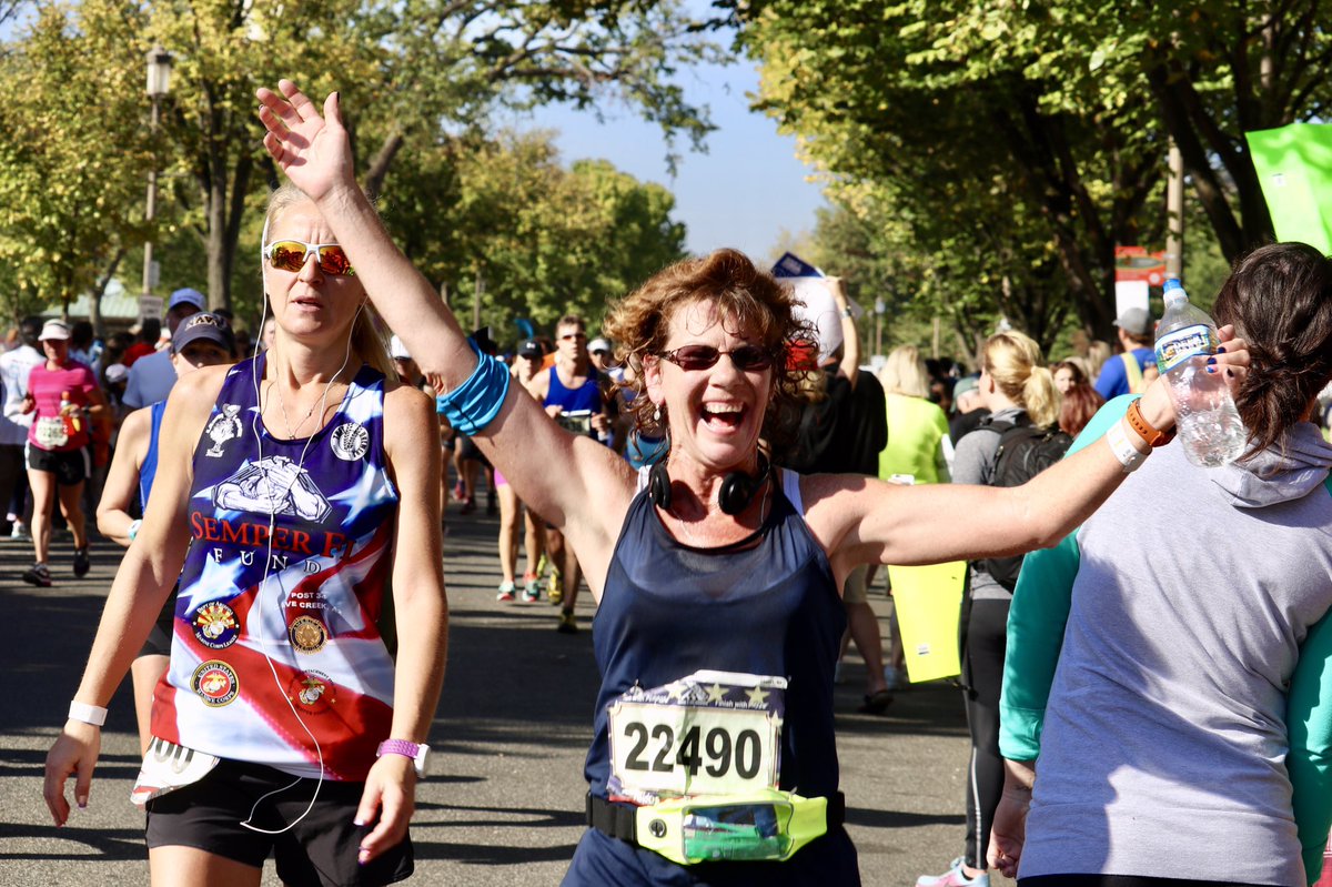 Huge shout out to all the #TeamREV runners who ran the <a href="/MarineMarathon/">MarineCorpsMarathon</a> today—thank you for racing to empower #veterans! #youracetheywin #MCM