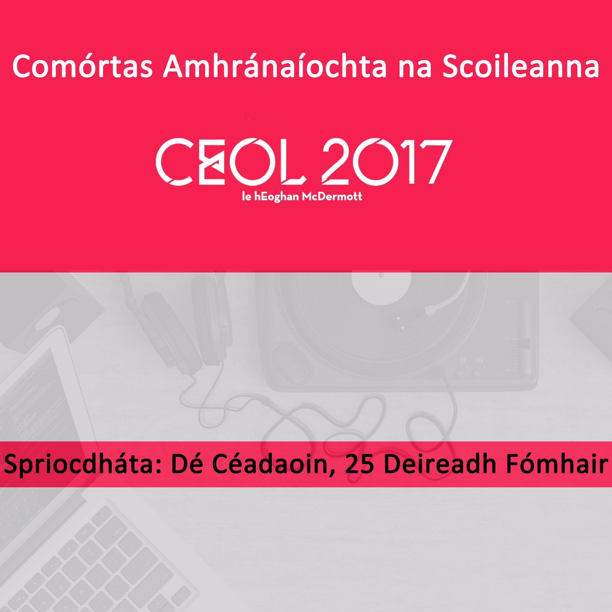 RaidioRiRa's tweet photo. Spriocdháta do Chomórtas Amhránaíochta na Meánscoileanna an Chéadaoin seo! Tá am cur isteach air go fóill! Sonraí 👉🏼 https://t.co/Iq0FTRu2NH https://t.co/wZML4urziK