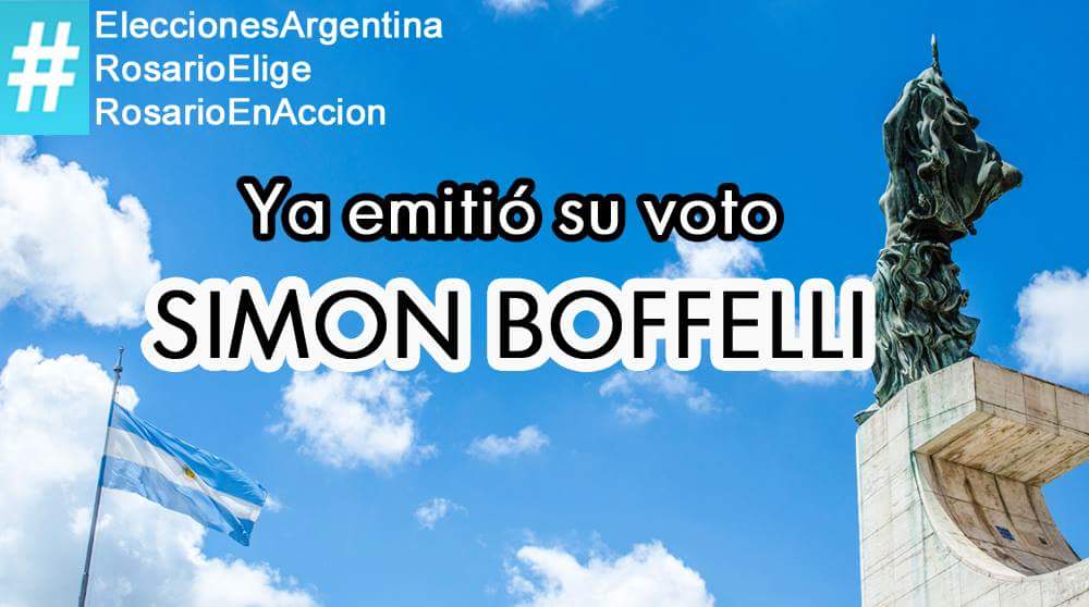 benditoseas2017's tweet photo. #EleccionesArgentina| #RosarioEnAccion AHORA ya emitió su voto @SimonBoffelli👇 #RosarioElige https://t.co/uvgTfPnmv5