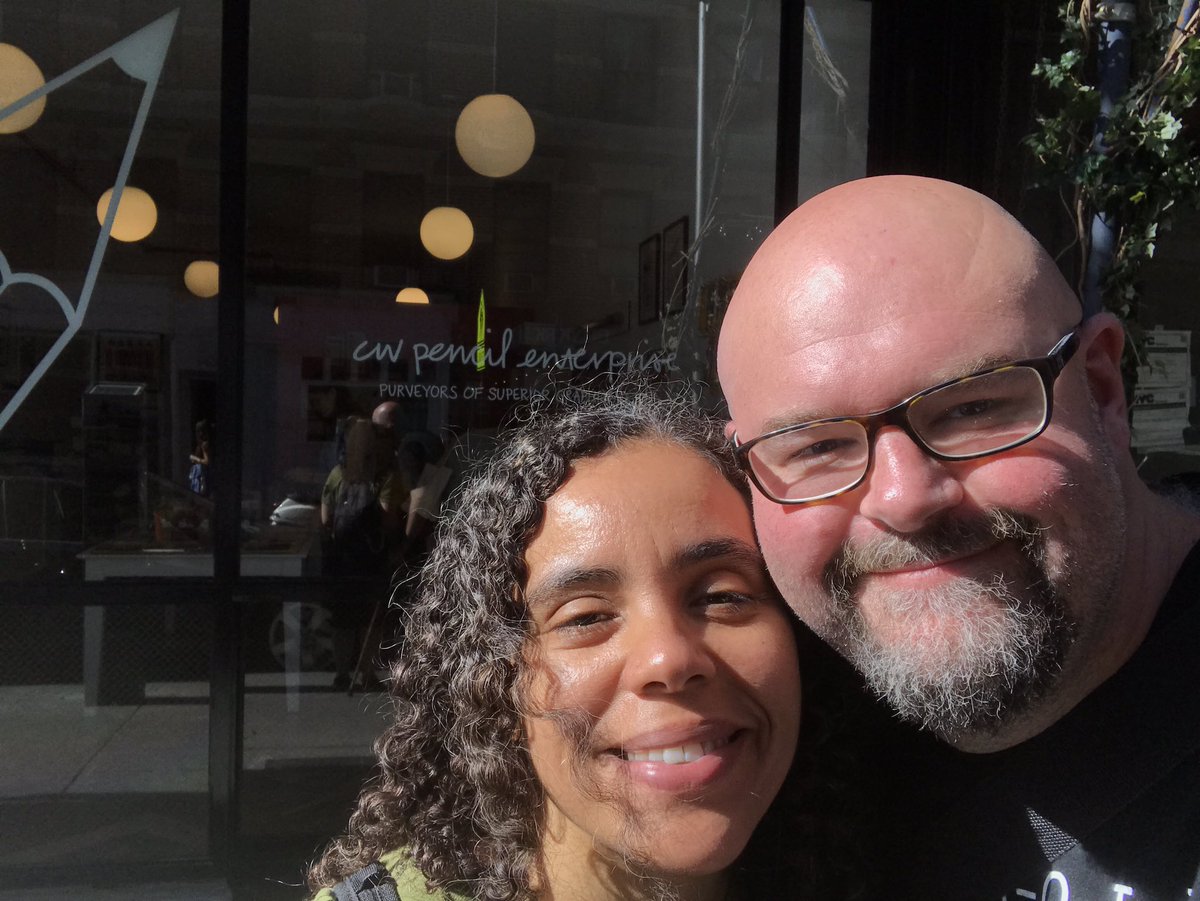 chrisalanjones's tweet photo. Back to our Sunday ritual of visiting @cwpencils and now the fantastic new CW Sticker Emporium!
#cwpencilenterprise #cwstickers #Jesstopher https://t.co/BSnIM9dPi0
