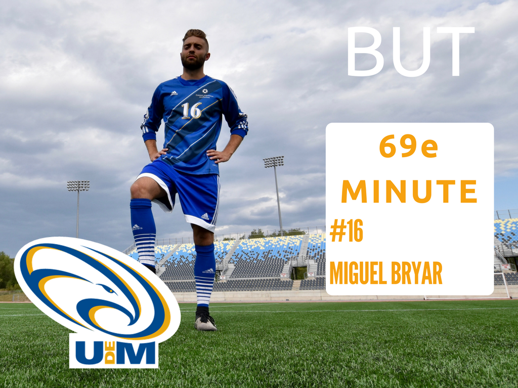 🚨 BUUUT🚨

Votre #16 Miguel Bryar marque le premier but des @AiglesBleus dans le match contre <a href="/SMUHuskies/">Saint Mary’s Huskies</a> ! #GOAiglesGO
